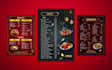 design a modern a4 multi page menu booklet for restaurants