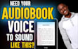 narrate and produce your audiobook for audible