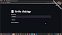 build a custom to do list app