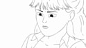 create 2d line art, 2d traditional animation, frame by frame, line art animation