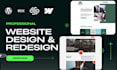 design or redesign wordpress, wix, squarespace webflow website, figma to webflow