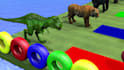 create 3d animal crossing fountain animation
