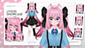 draw and rig 2d vtuber model live2d vtuber model 2d vtuber rigging vtuber
