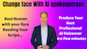 change your face with ai spokespersons,face swap