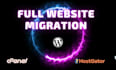 migrate your wordpress site to a new domain or host