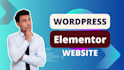 build wordpress website with elementor