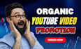 do organic youtube promotion to grow your video