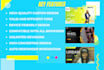 create modern landing page or squeeze page