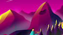 create amazing landscape vector illustration
