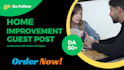 boost your home improvement strategy with professional SEO guest post