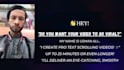 create stunning text scrolling videos