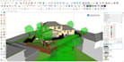 draw 3d with sketchup from eksisting building and landscape