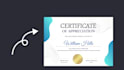 design professional certificate, diploma, custom certificate