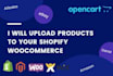 upload bulk product listing of amazon ebay shopify walmart