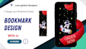design creative custom bookmarks with in 12 hours