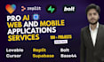 fix,develop lovable ai web apps, saas mvp, and bolt, supabase, replit