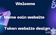 design meme coin, pepe, token website for you