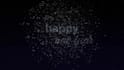 make a fireworks show reveal a custom text