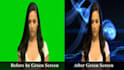 remove green screen background in your video