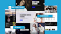 design and develop modern website using HTML, CSS and js