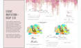 create a unique and elegant wedding or birthday invitation