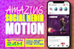 do amazing motion flyer with your flyer done