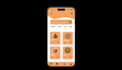 design a modern and creative mobile app UI in figma