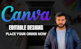 design editable canva template social media post ads banner