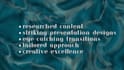 do research and design animated powerpoint presentation