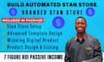 stan store setup, stan store products upload, stan store design, etsy shop setup