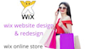 do wix ecommerce, wix online store, wix website design