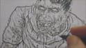 draw a horror zombie illustration in my own style