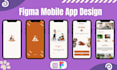 design and re design mobile app UI UX design in figma