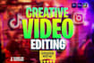 video editing for youtube or any video editing