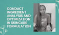 analyze and improve existing skincare formula
