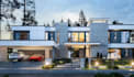 create realistic 3d house exterior and interior photorealitic rendering