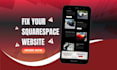 fix or update any item on your squarespace website