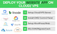 setup and fix website or apps on AWS, digitalocean, linode, gcp, and any vps
