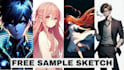 make custom character design and fan art in anime style