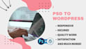 convert your PSD file to wordpress using elementor pro