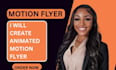 design simple motion flyer