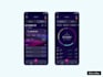 design modern mobile app UI UX design prototype figma