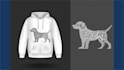 do word cloud portrait typography t shirt for pet or animal