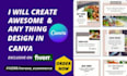 create banner, poster ,flyer, insta, fb post,  logo design