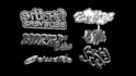 create chrome type y2k streetwear spinning animation 3d logo