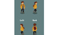 do 2d pixel art animation for your game, draw 2d spritesheets, pixel game art