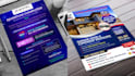 do corporate flyer, business brochure, and trifold brochure