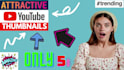 create beautiful youtube thumbnail for you