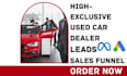 generate car dealership leads car rental used car insurance car finance leads