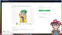 draw a cute pngtuber vtuber model avatar for streaming